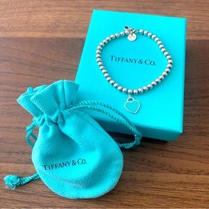 Tiffany&Co. Tiffany Blue Heart Tag Bead Bracelet